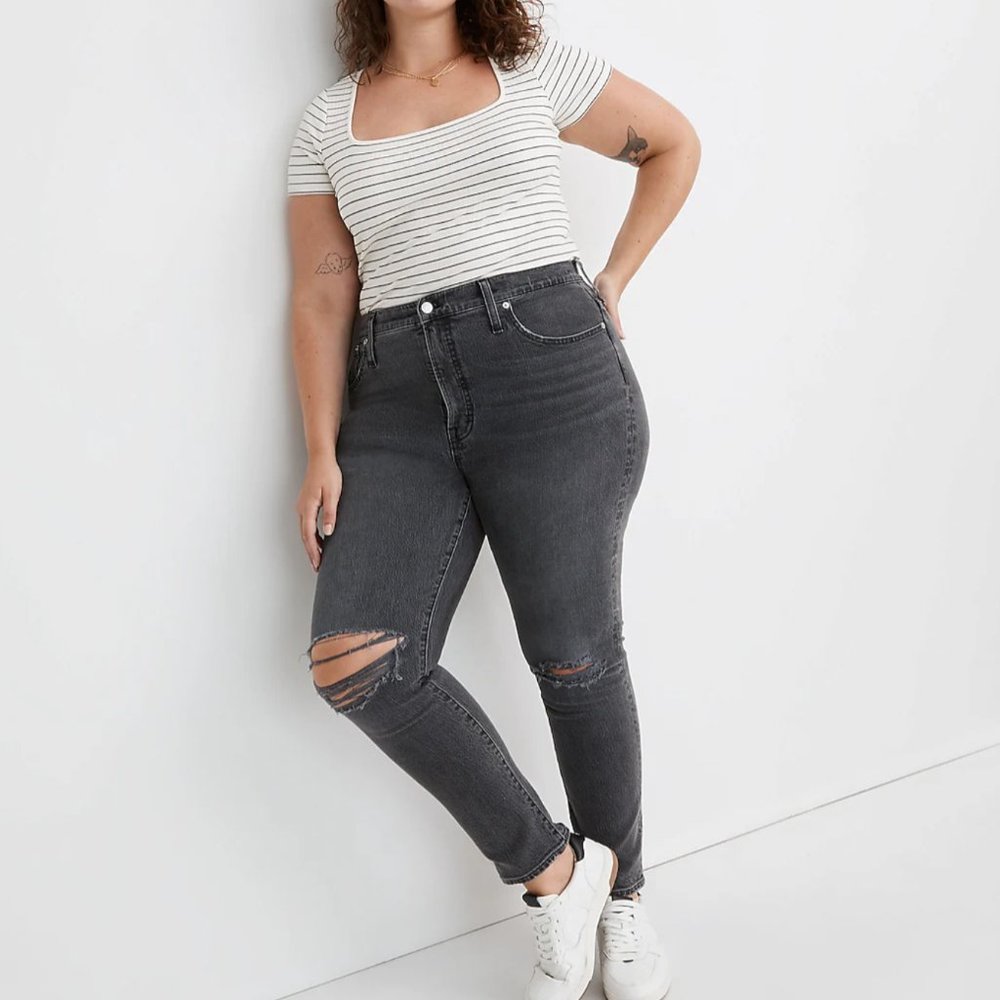 NWT The Perfect Vintage Jean in Bartlett Wash: Ripped Edition Size 31